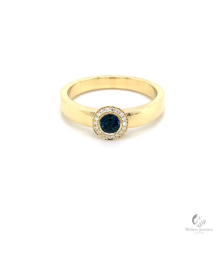 Dish Ring Diamant Spinel