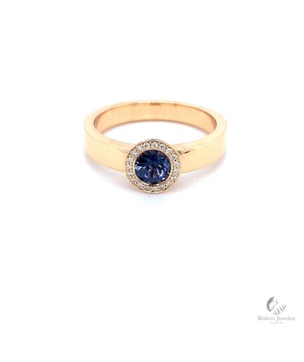 Dish Ring Diamant Spinel