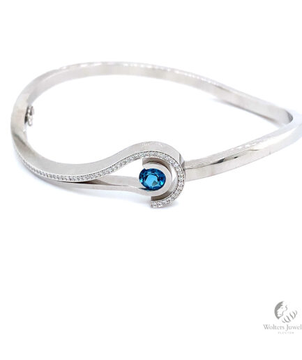 Six Armband Diamant London Blue Topaas