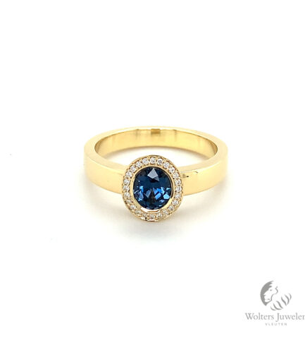 Dish Ring Diamant Spinel