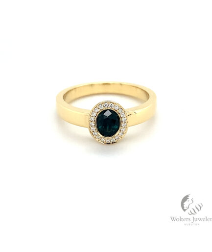 Dish Ring Diamant Toermalijn